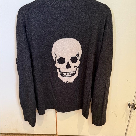 Autumn Cashmere Charcoal Crewneck Sweater - Picture 1 of 2